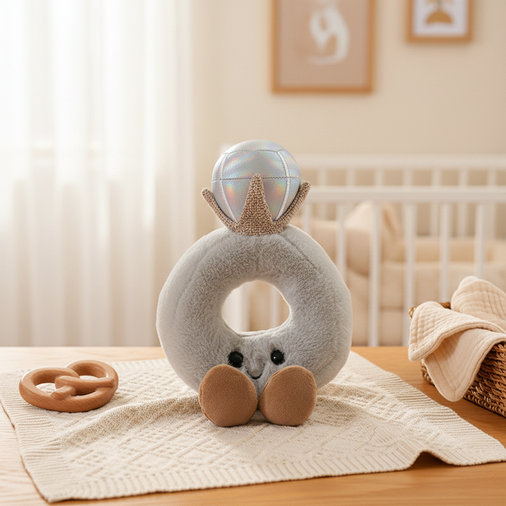 Bambino's Diamanten Ring Knuffel