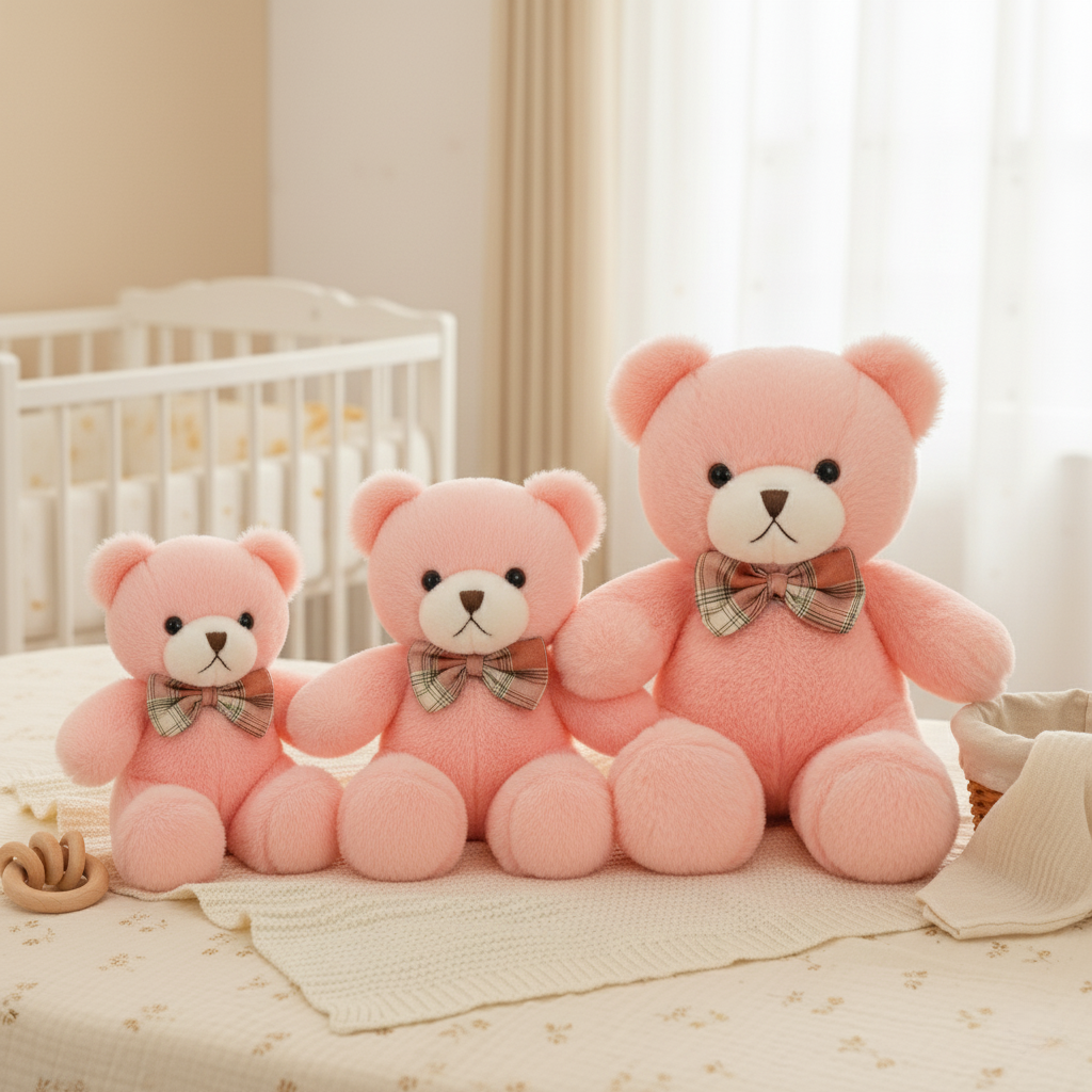 Bambino's Pink Bow Bear