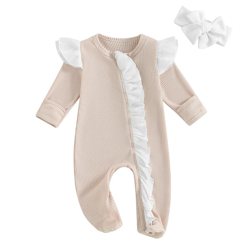 Bambino's Classic Ruffle Onepiece Set