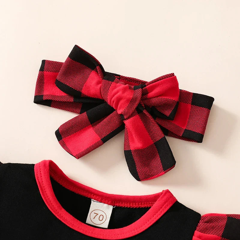 Bambino's My First Christmas Romper Set