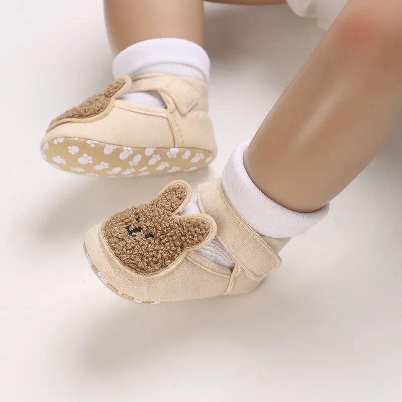 Bambino's Teddy & Bunny Baby Slippers