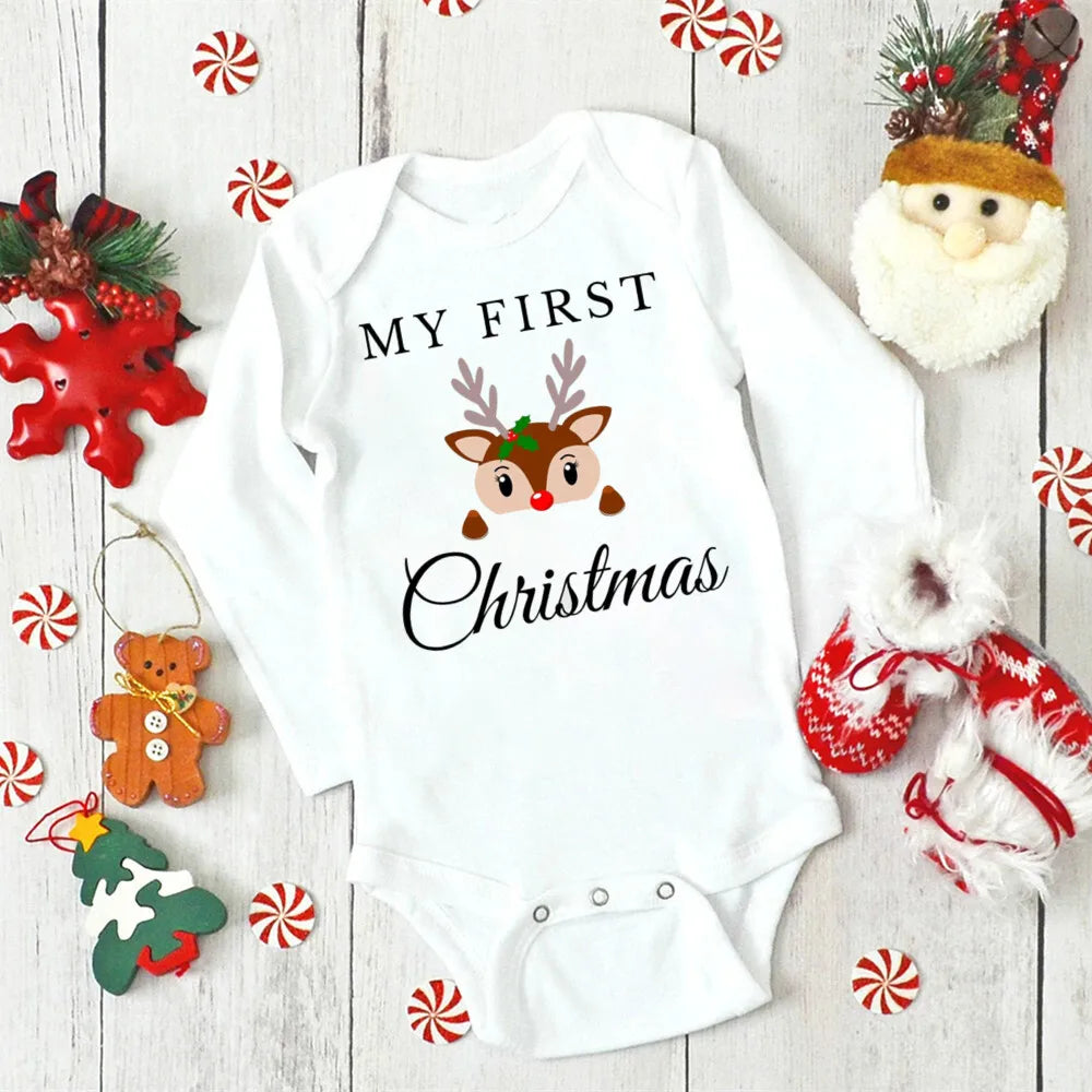 Bambino's First Christmas Romper