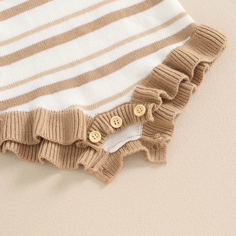 Bambino's Cute Striped Romper