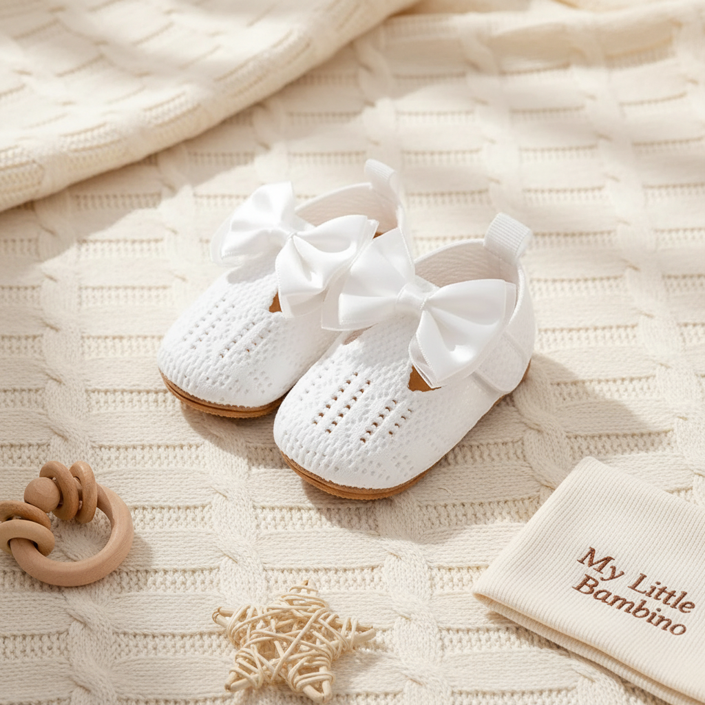 Bambino's Cute Bow Shoes