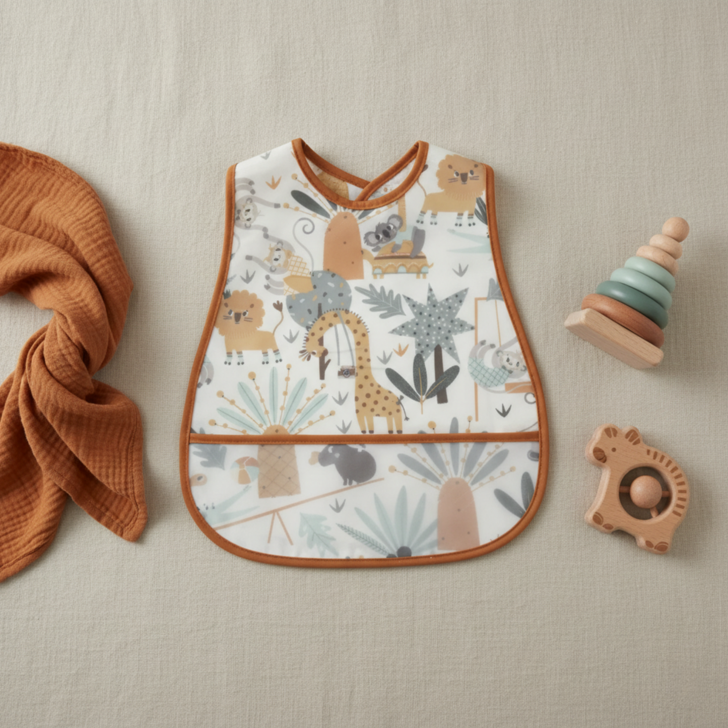 Bambino's Colorful Bibs