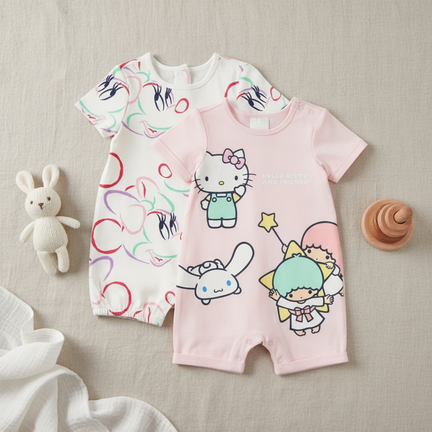 Bambino's Cartoon Romper