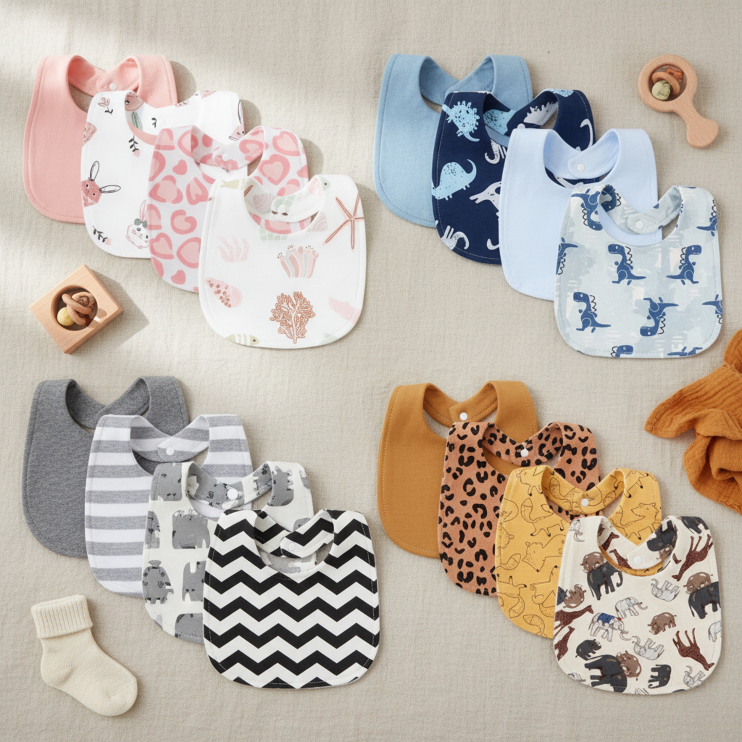 Bambino's Cartoon Bibs