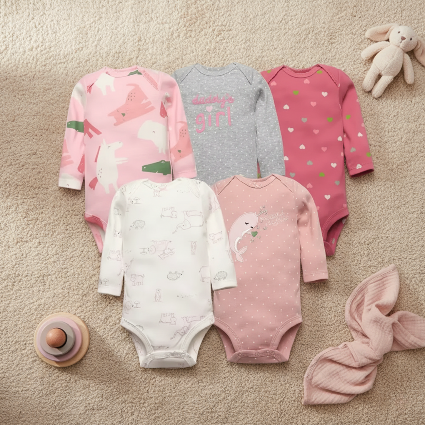 Bambino's Cute Romper Sets