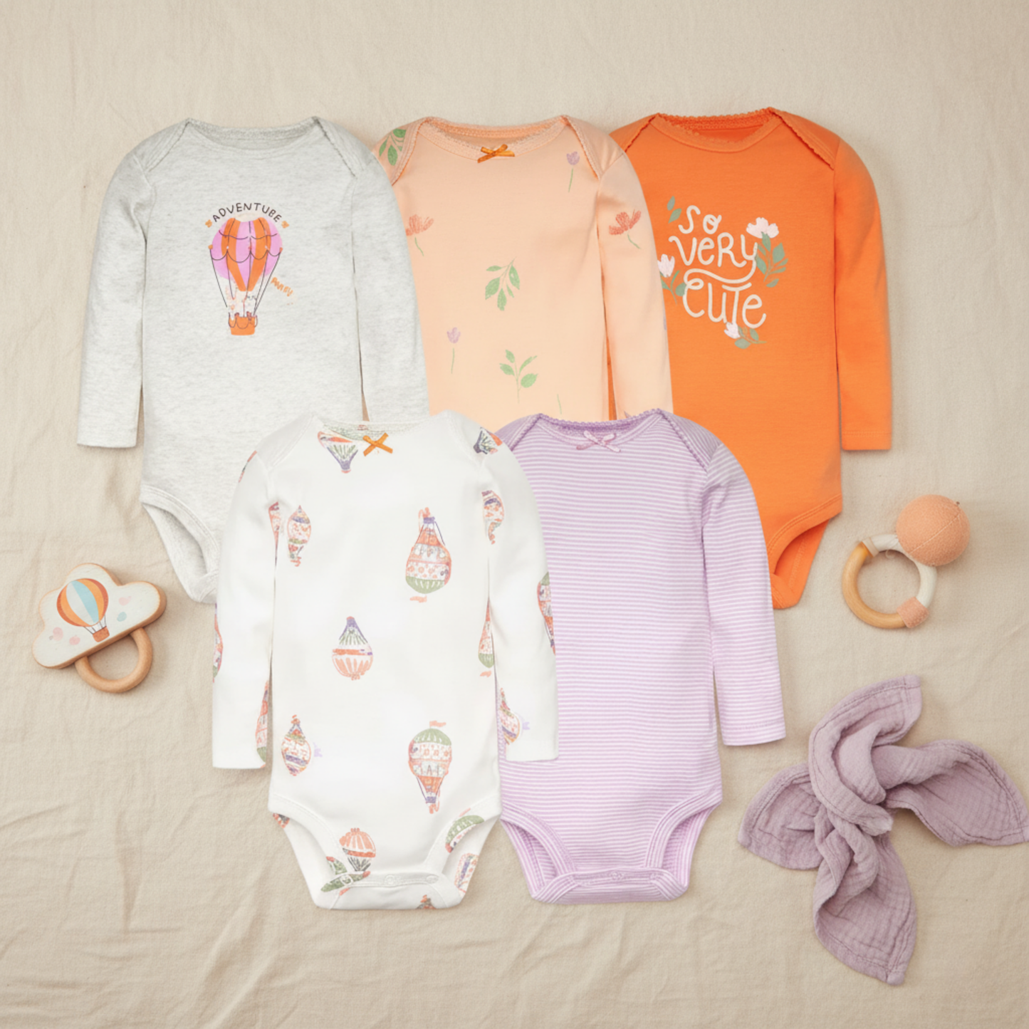 Bambino's Cute Romper Sets
