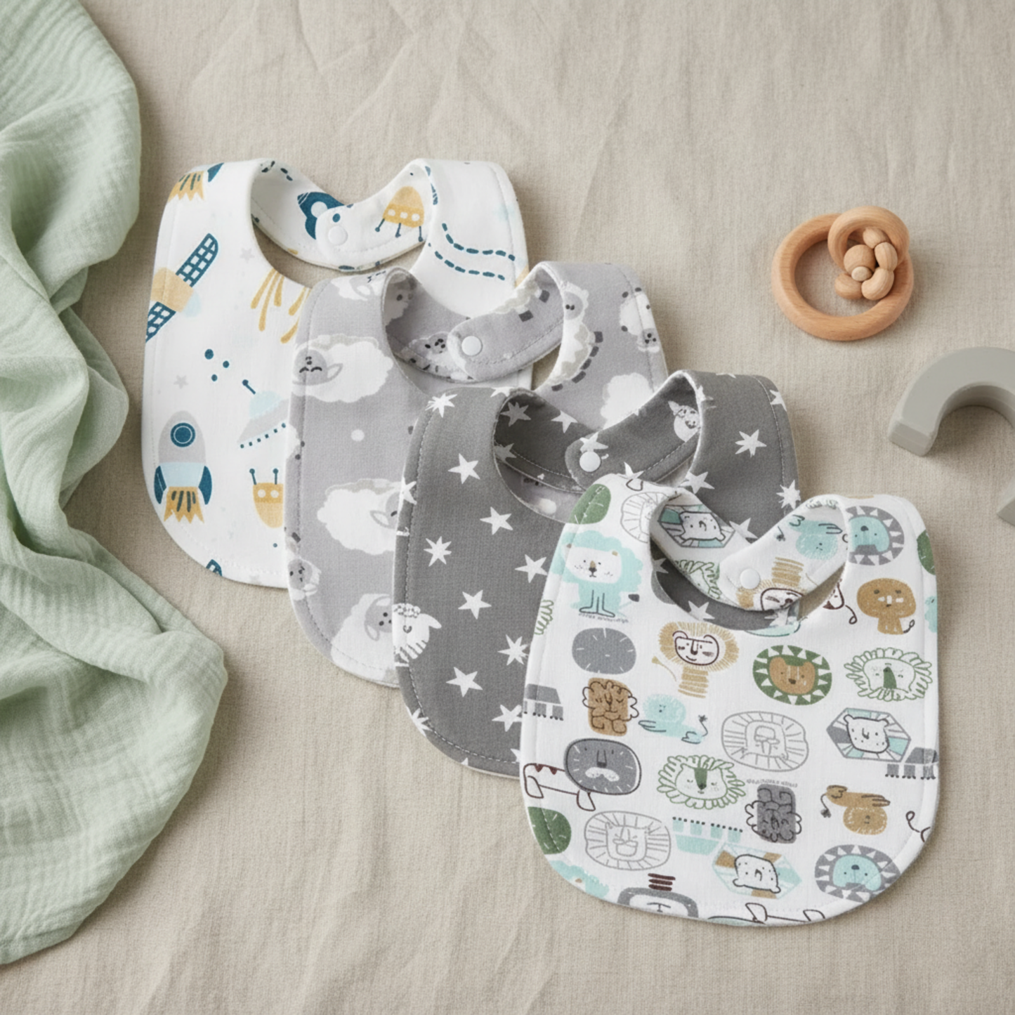 Bambino's Cartoon Bibs