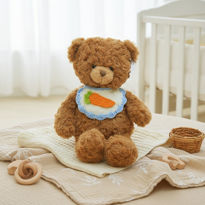 Bambino's Wortel Bib Teddy Bear
