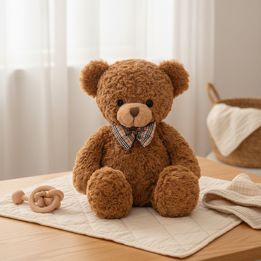 Bambino's Teddy Bear Geruite Strik