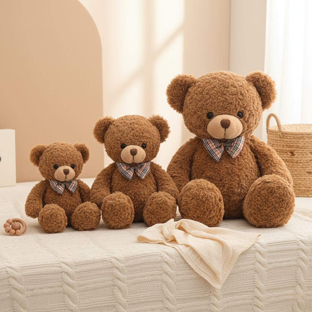 Bambino's Teddy Bear Geruite Strik