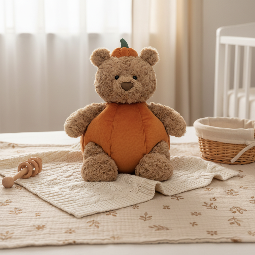 Bambino's Pumpkin Teddy Bear