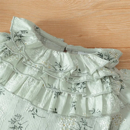 Bambino's Vintage Romper And Bow Set