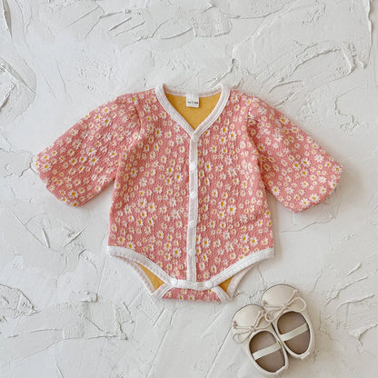 Bambino's Floral Romper