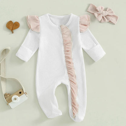 Bambino's Classic Ruffle Onepiece Set