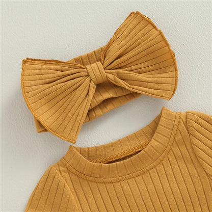 Bambino's Romper And Bow Set