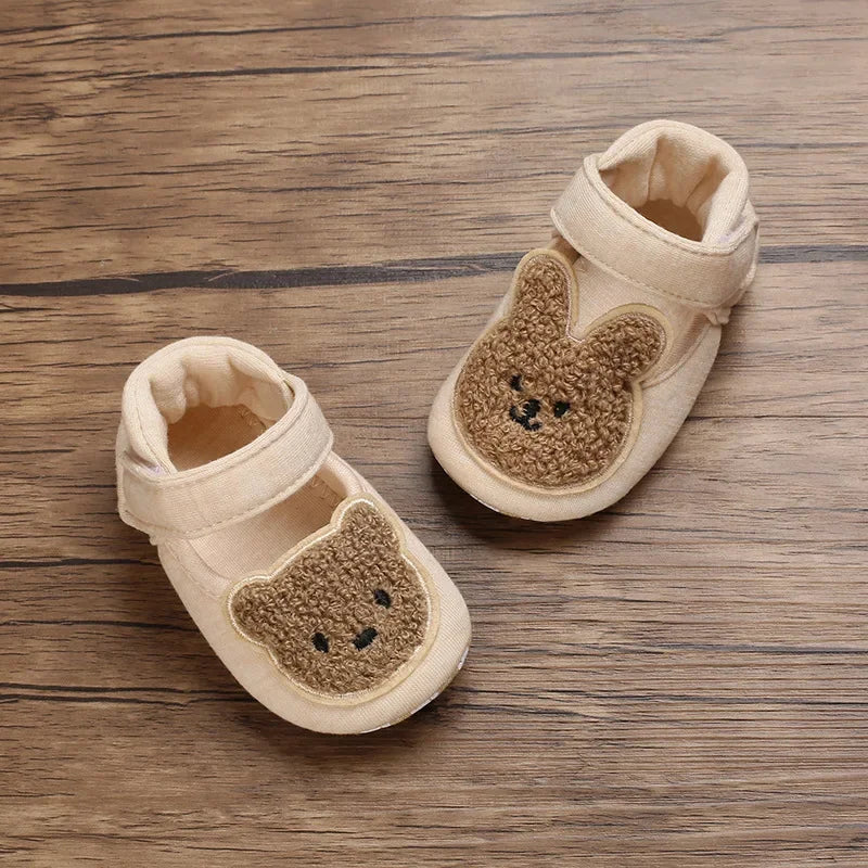 Bambino's Teddy & Bunny Baby Slippers