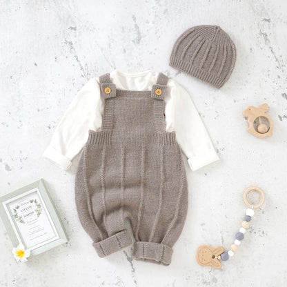 Bambino's Romper And Hat Set