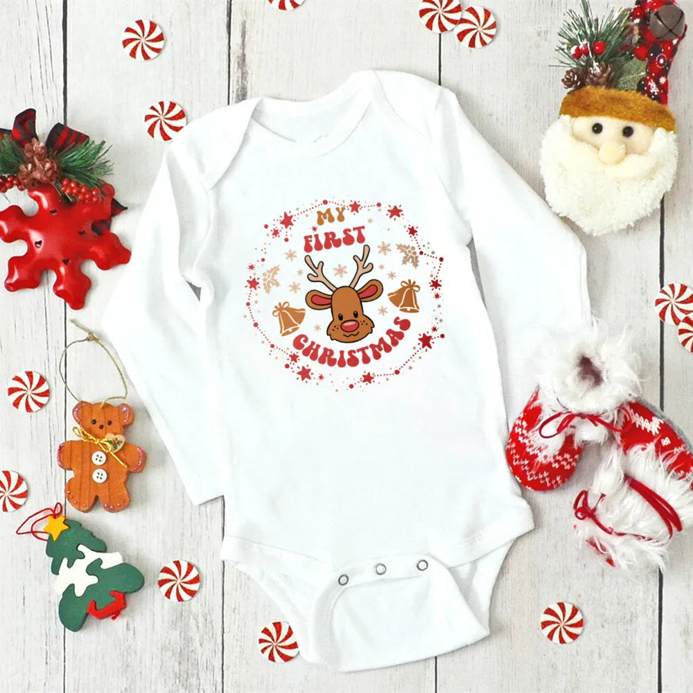 Bambino's First Christmas Romper
