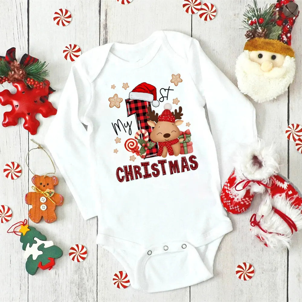 Bambino's First Christmas Romper