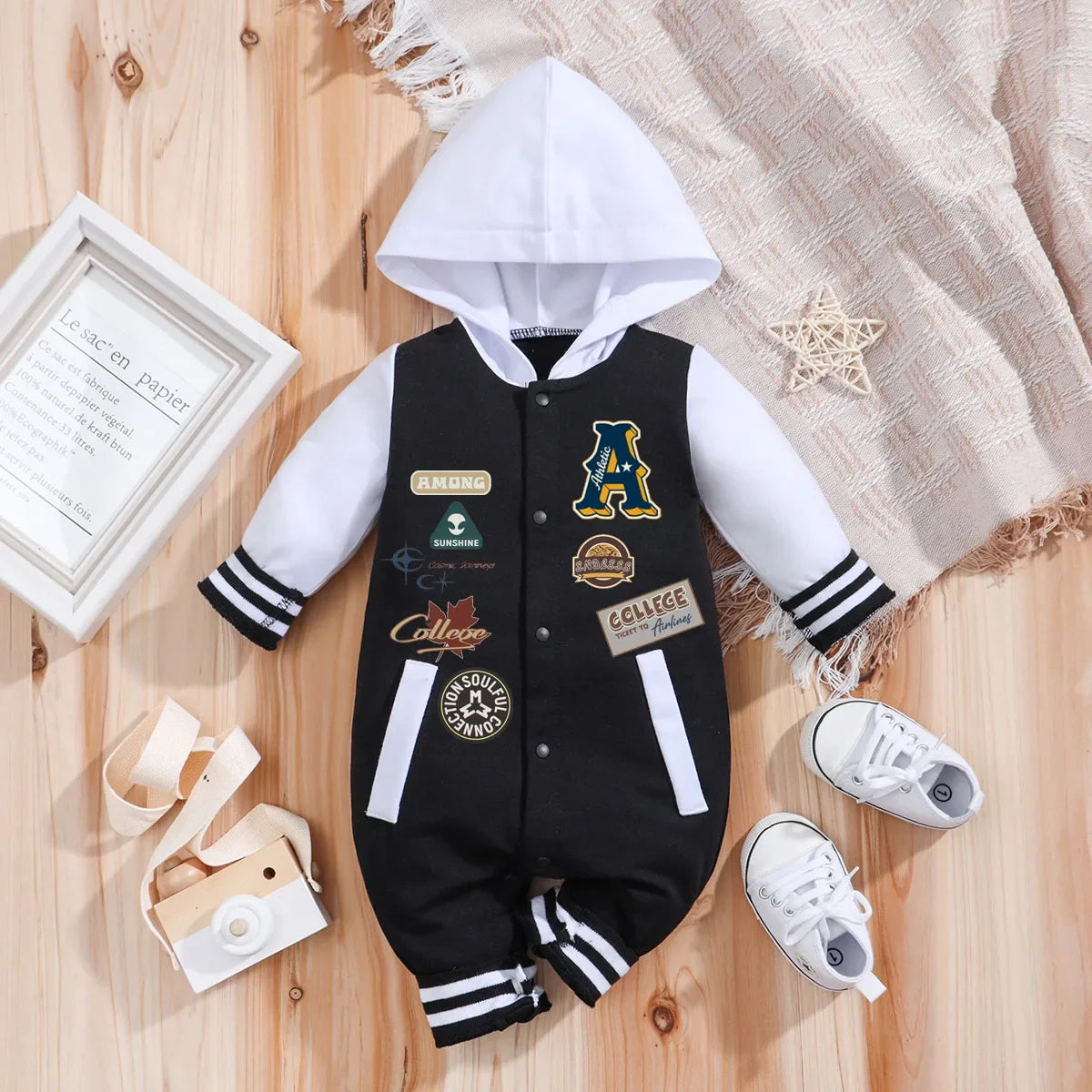 Bambino's Baseball Onesie