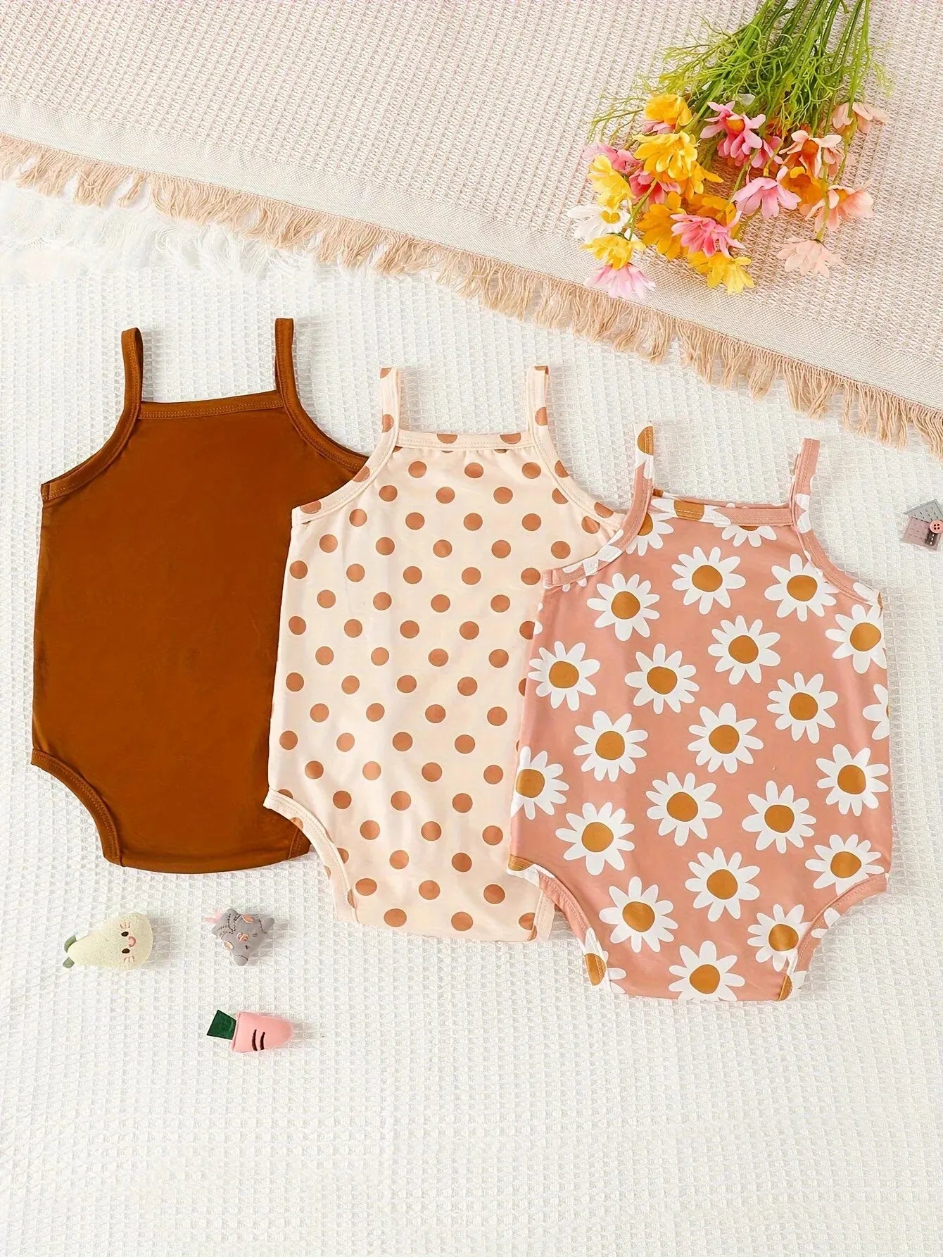 Bambino's 3-Piece Romper Set
