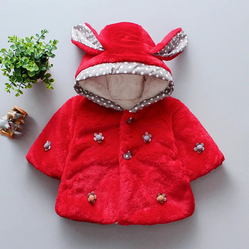 Bambino's Plushy Bunny Ears Jacket