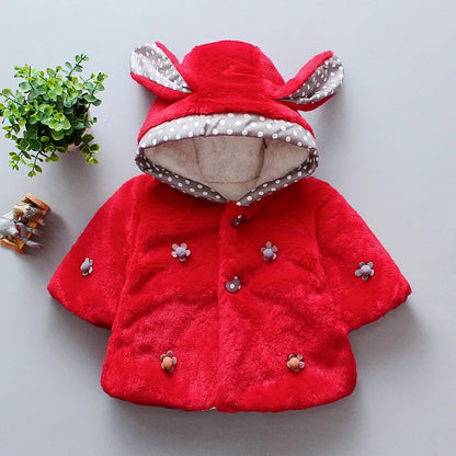 Bambino's Plushy Bunny Ears Jacket