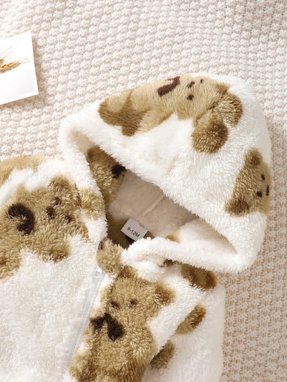 Bambino's Fluffy Teddy Bear Onesie