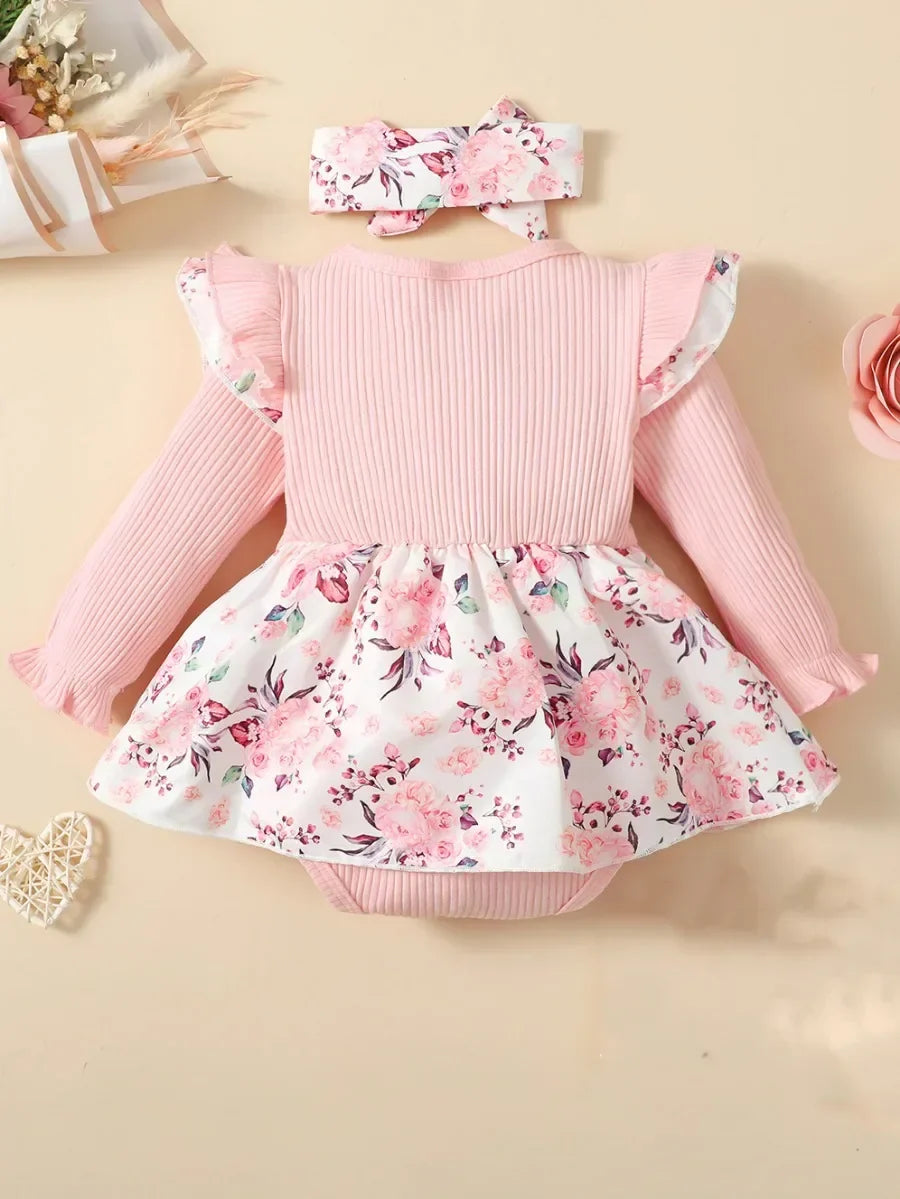 Bambino's Headband And Romper Set