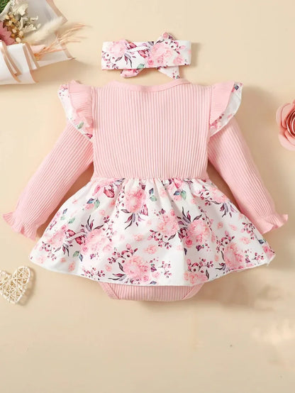 Bambino's Headband And Romper Set