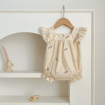 Bambino's Floral Romper