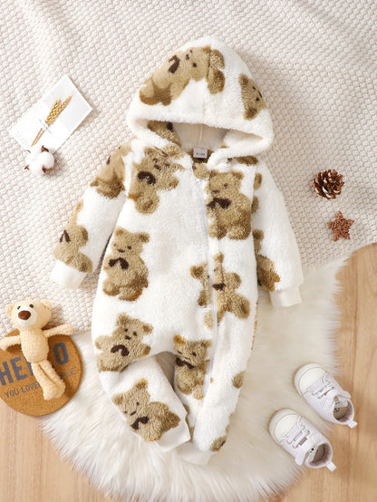 Bambino's Fluffy Teddy Bear Onesie