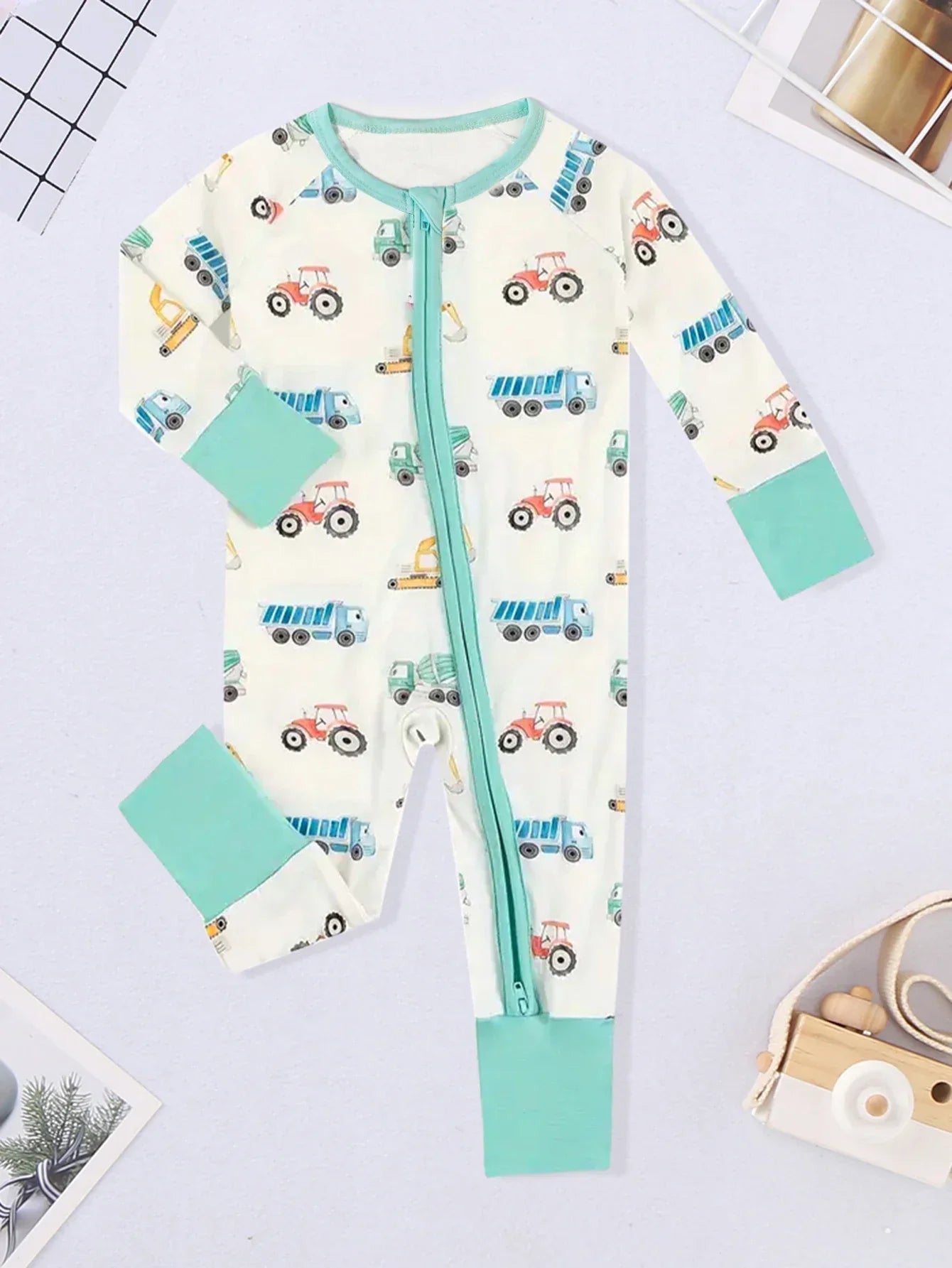 Bambino's Romper And Hat Set