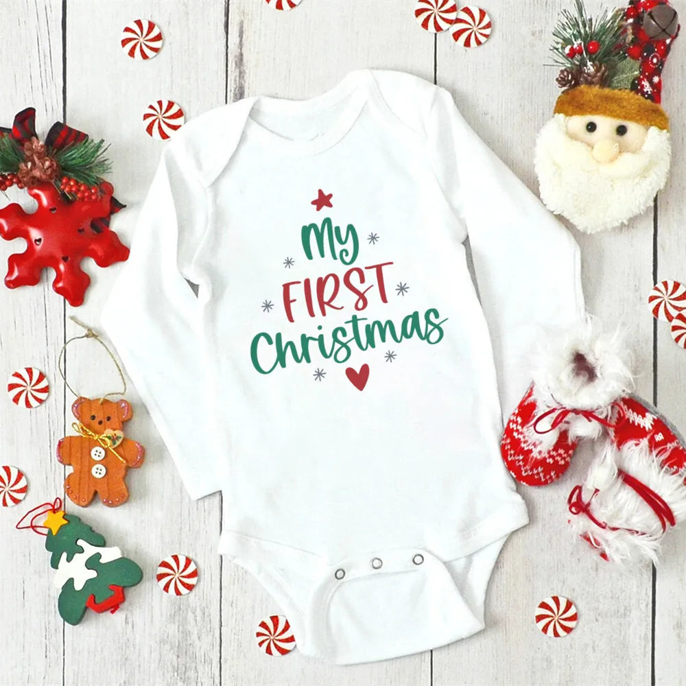 Bambino's First Christmas Romper