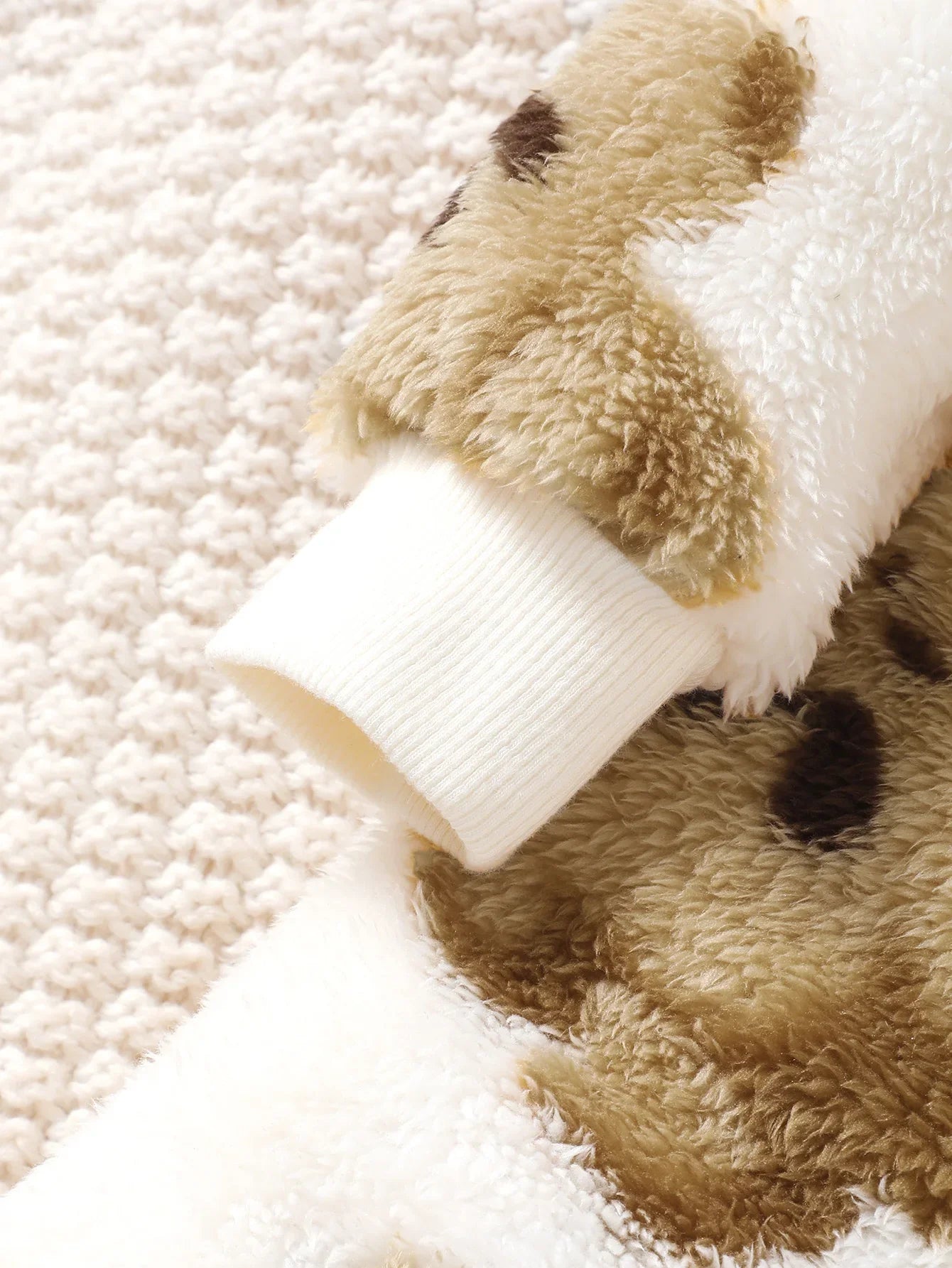 Bambino's Fluffy Teddy Bear Onesie