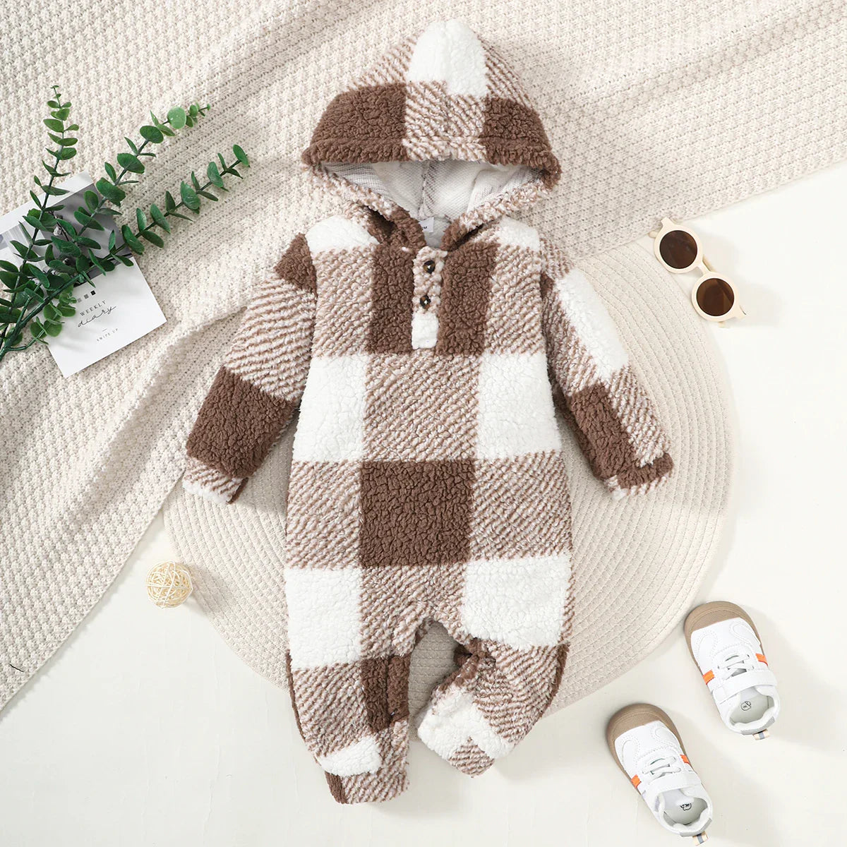 Bambino's Checkered Onesie