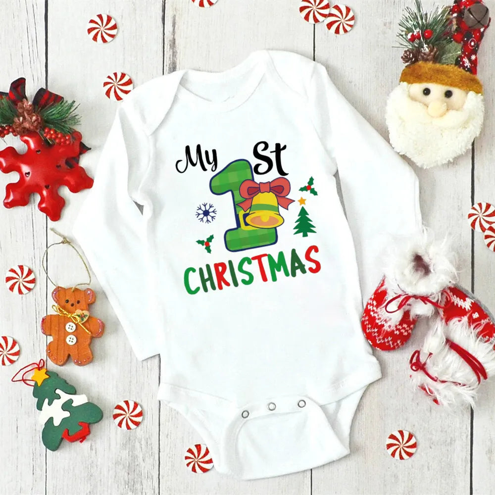 Bambino's First Christmas Romper
