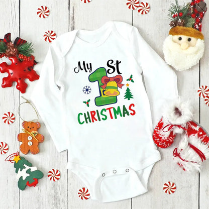 Bambino's First Christmas Romper