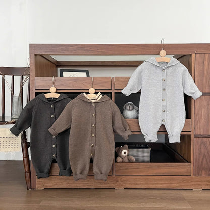 Bambino's Knitted Button Onesie