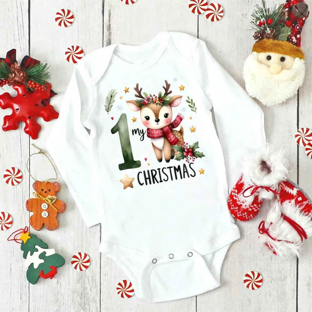 Bambino's First Christmas Romper