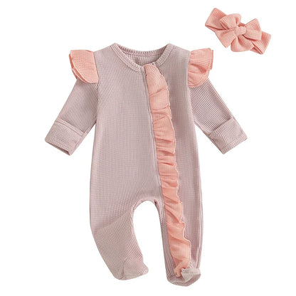 Bambino's Classic Ruffle Onepiece Set