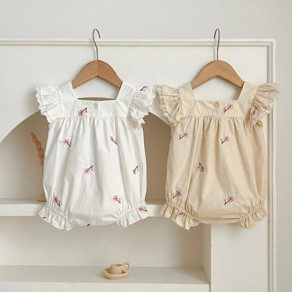Bambino's Floral Romper