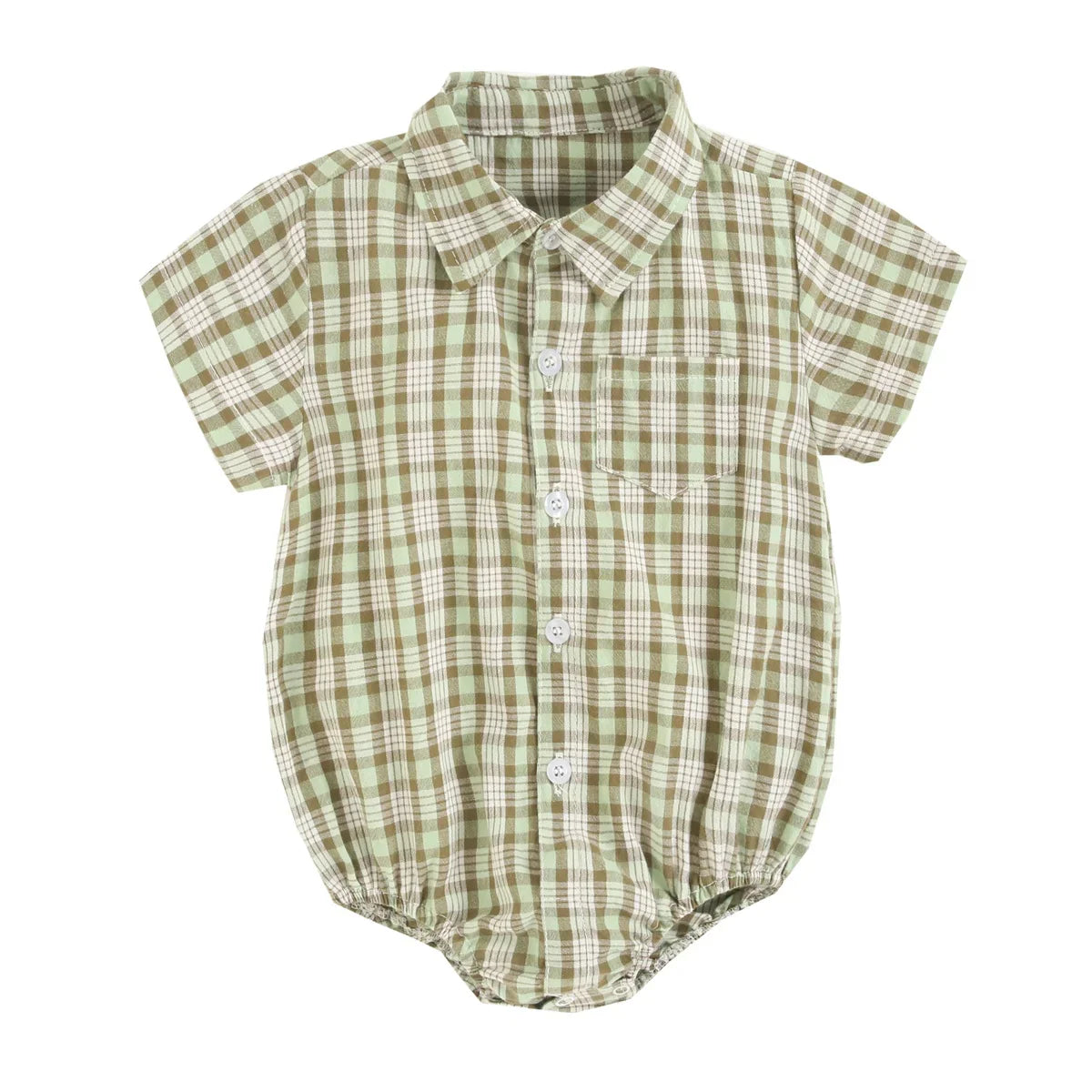 Bambino's Checkered Romper