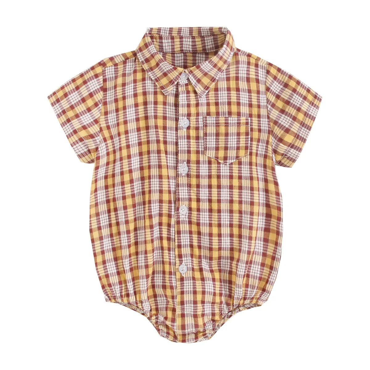 Bambino's Checkered Romper