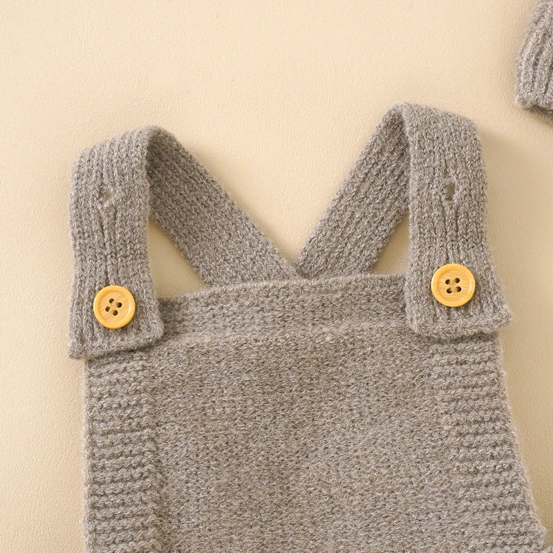 Bambino's Romper And Hat Set