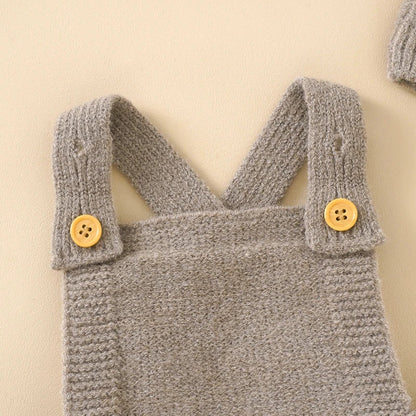 Bambino's Romper And Hat Set