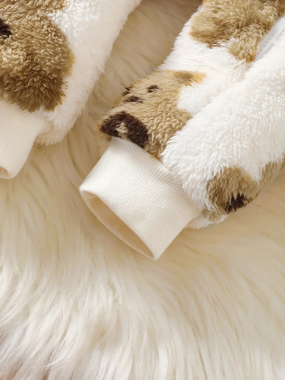 Bambino's Fluffy Teddy Bear Onesie